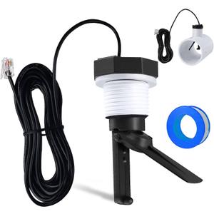 GLX-FLO-RP Flow Switch Assembly Compatible with Hayward Goldline Aquarite Salt System, Flow Sensor Assembly for Aqua Rite Salt Cell and Chlorine Generator, with Tee and 15-Feet Cable