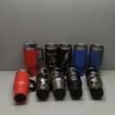 Gifts by Design 10 Ct of 40 Oz Intrepid Stainless Steel Tumbler with Lid, Straw & Handle – Black – Customizable Insulated Cups for Water, Coffee, Hot & Iced Drinks – Great for DIY, Events, Work