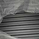 Art3d Slat Wall Panel, 3D Fluted Textured Panel 12-Tile 19.7 x 19.7in. - Cover 32 Sq.Ft., Black