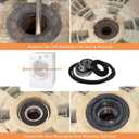 Front Load Washer Tub Bearings and Seal Kit Fit for LG & Kenmore Etc Replacement Part 4036ER2004A 4280FR4048L 4280FR4048E 4036ER4001B