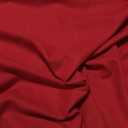 Scarlet Red - Raw Silk Noil Fabric