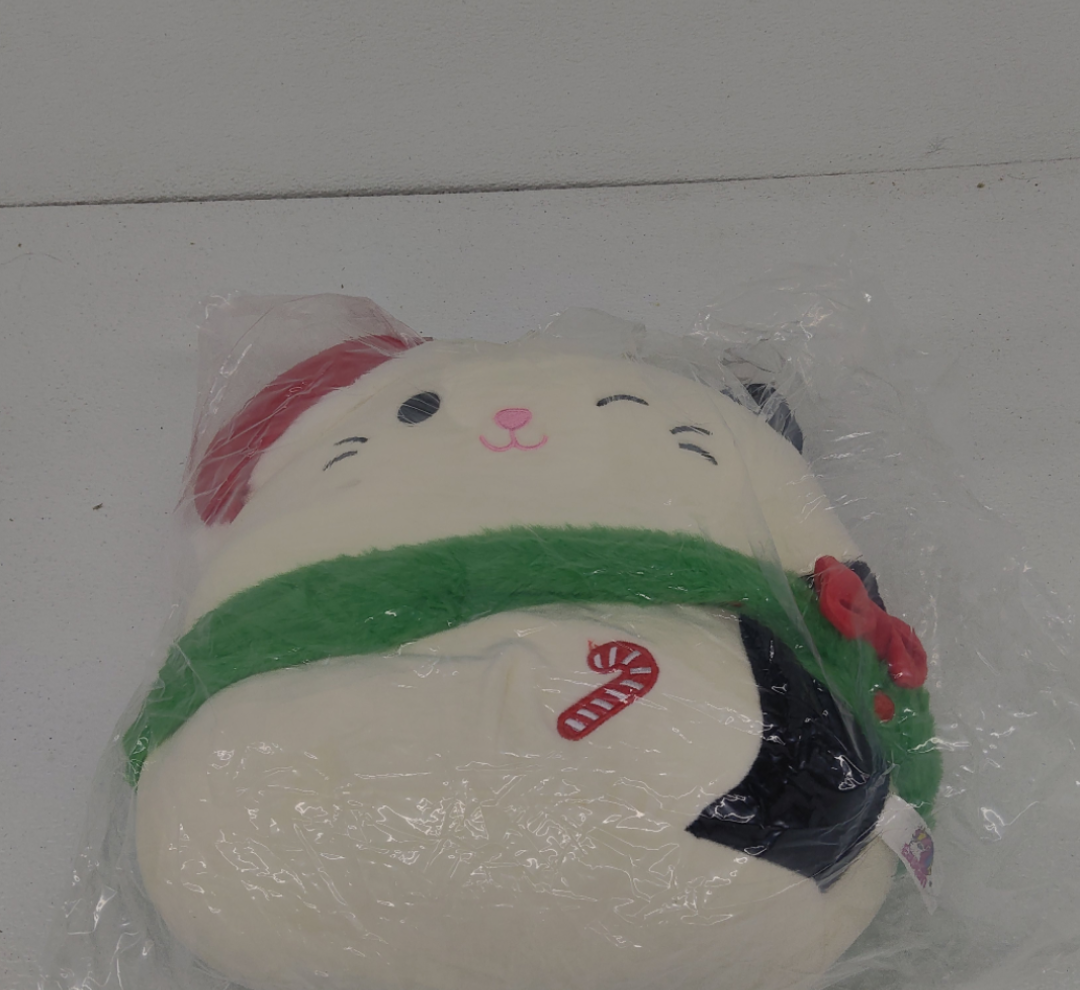 Easfan 14’’ Christmas Kitty Plush Pillow