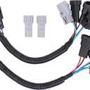 MOTOKU Left and Right Headlight Conversion Pigtail Connectors Wiring Harness Plug and Play Adapters for Toyota Tacoma 2016 2017 2018 2019 2020 Full LED Headlights