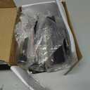 New Upgrade Mechanical Door Lock with Handle,Mechanical Push Button Lever Lock,Stainless Steel Mechanical Keyless Entry Door Lock with Key,Upgrade Adjustable Deadlatch 2-3/8'' and 2-3/4'' (Black)