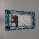 YESPURE for iPhone 16 Pro Clear Soft Case Cute Floral Bee Pattern Cover Soft TPU Flexible Rubber Cornors Bumper Spring Case Shockproof Anti-Yellowing Protective Phone Case for iPhone 16 Pro - Bee