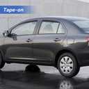Window Visors Rain Guards for 2007-2013 Toyota Yaris Sedan, Out-Channel Window Vent Wind Deflectors Visors Shades for 07-13 Toyota Yaris