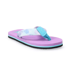 Zeroxposur, Kids Flip-Flops, Outdoor Footwear, Purple, Size 1/2