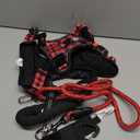 IVY&LANE No Pull Dog Harness with Leash Set, Reflective No Choke Pet Vest,Adjustable Oxford Dog Vest Harness with Easy Control Handle for Small Dogs (Checkered Red,S)