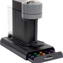 Mind Reader Nespresso Compatible Capsule Drawer, Countertop Organizer, Coffee Pod Holder, Storage, 9.25"L x 15"W x 2"H, Black