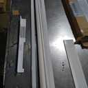 LazBlinds No-Drill Cordless Zebra Blinds - Dual Layer Light Filtering & Room Darkening, Free-Stop Lift, Easy Install, Day & Night Privacy with Valance for Window 35.5" W x 72" H, White