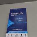 Waterpik Cordless Pearl Rechargeable Portable Water Flosser for Teeth, Gums, Braces Care and Travel, Extra Quiet, 4 Flossing Tips - ADA Accepted, WF-13 Black