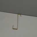 12" Metal Wreath Hanger for Front Door, Tools-Free Wreath Hanger Heavy Duty, Over-the-Door Hooks for Hanging Welcome Sign, Wreath Holder for Easter, Halloween, Fall, Christmas Decorations(Gold)