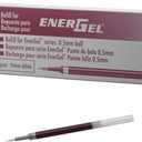 Pentel Refill Ink for EnerGel Pen Needle Tip, Fine, 12 Pack, 0.5mm, Pink (LRN5-P)