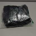 Womens Sexy Black Leather Bodycon Cocktail Party Dress Strappy Skinny Wetlook Mini Night Club Dress, Black, Size S