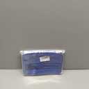 Empty Mahjong Tile Bag American PVC Clear Mahjong Case Size 166 Waterproof Zippered Storage Tile Holder Rack Bag for Game Lover Gift Travel, Case Only (Navy Blue, Mahj)