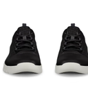 Shoes Women Tennis Light Sneakers,Black And white, Size 9