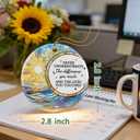 5 x Christmas Ornaments, Going Away, Goodbye, Farewell Gifts for Coworkers - Retirement, Coworker Leaving Gifts for Women, Men - Leaving Job, Moving Away Presents for Friends, Boss, Work Bestie - Design A