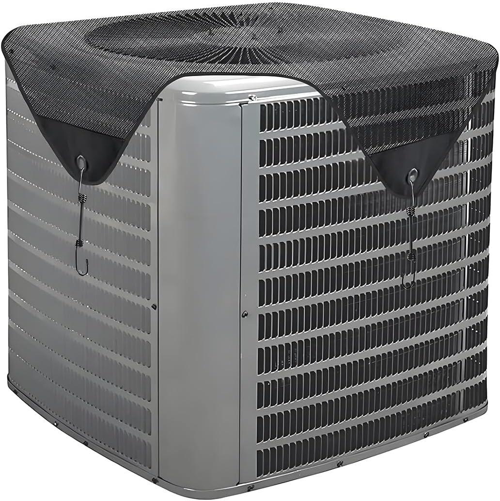 Air Conditioner Cover for Outside Units, 28" x 28" Central AC Covers, Top Universal Mesh Cover Defender for All Seasons