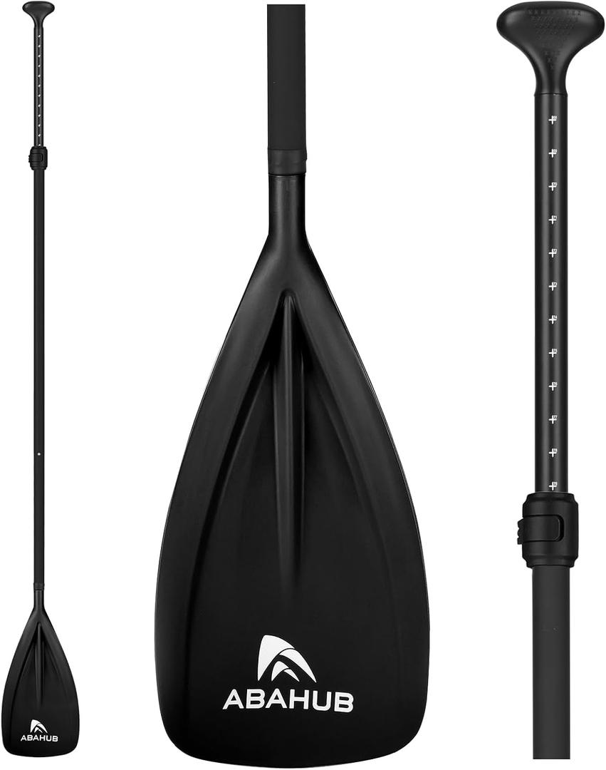 Abahub 3-Piece Stand Up Paddle,Adjustable 68-84" Lightweight Aluminum PU Coated