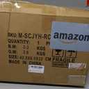 MaxSmeo Side Table, 3-Tier Small End Table, Modern Oval Night Stand Accent Table for Living Room, Bedroom, Rustic Brown,  Oval-Side Table Size: 11.8''D x 15.7''W x 22.4''H