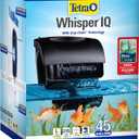 Tetra Whisper IQ Power Filter 45 Gallons, 215 GPH, With Stay Clean Technology
