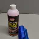 Quick N Brite Fireplace Gel Cleaner with Scrub Brush for Brick, Stone, Rock, Tile, and Marble, Nonabrasive Fireplace Cleaner, Made in the USA, 16 oz