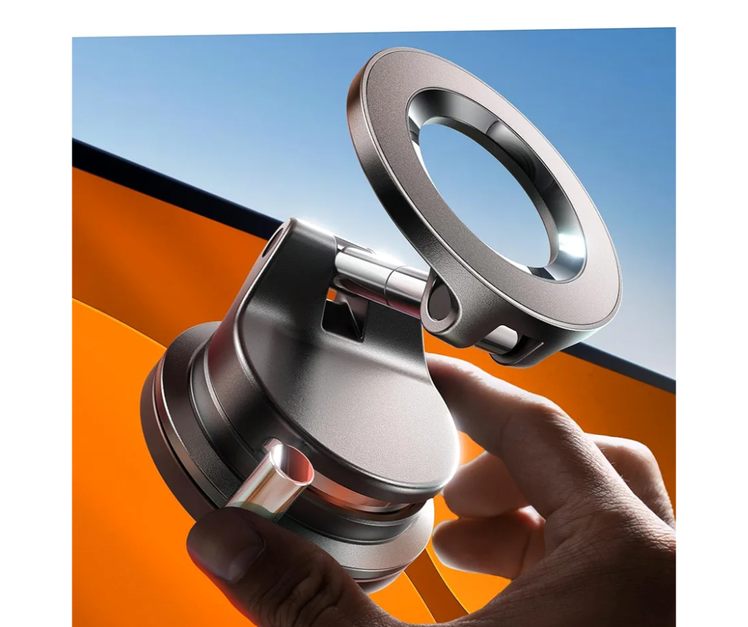 LISEN for Magsafe Car Mount, Magnetic Phone Holders for Your Car, Car Accessories for Women Men Interior Jeep, Vacuum SuctionPro for Valentines Day Gifts for Him Kits, for iPhone 17 16 15 14 13 12