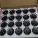 20 Packs Black Votive Candles with Clear Glass Holder, 1.8 Oz Unscented Soy Wax Candle for Home Decoration, Candle Gifts for Christmas Thanksgiving Halloween, 20 Pack of 1.8oz