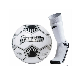 Franklin Size 3 Soccer Starter Set - Youth - White/Black