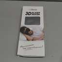 LitBear Sleep Mask for Side Sleeper Women Men, Eye Mask for Sleeping Light Blocking, 3D Contoured Cup Sleeping Mask, Soft Breathable Sleep Eye Mask with Adjustable Elastic Strap for Travel (1 Count (Pack of 1), Black)