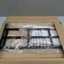 Segal 9179775 16 in, Carbon Steel, Black, Fixed 3-Bar Window Grill, 15-1/4 in.H x 23-1/2 in-38 in.W