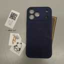 FlyReal Magnetic for iPhone 17 Pro Max Case, Design for iPhone’s New Back, Compatible with MagSafe, Integrated Silicone Camera Control & Camera Protection Microfiber Lining Case, 6.9", Navy Blue