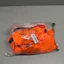 Dog Raincoat, Waterproof Dog Rain Jacket with Removable HoodAdjustable 4 Legs Pet Poncho with Leash HoleReflective Stripe Hooded Snowproof Windproof Clothes for Dogs, XL (Orange)