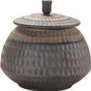 Ceramic Airtight Canister,27 Oz /800ml Food Storage Jar for Loose Tea,Coffee Beans,Herb,Candy,Spices,Nuts