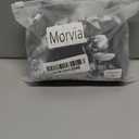 Morvia 6pcs Women Underwear Gothic Sexy Halloween Skulls Roses Allover Print Contrast Lace Hipsters Panties, XXL