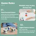 Story Dice Set, 9 Colorful Storytelling Cubes for Early Education, 54 Images Iconic Storytelling Game Dice, Language Expression/Imagination, Party/Family Union/Gifts for Kids/Adults, Solo/Multiplayers