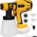 Cordless Paint Sprayer for DEWALT 20V Max Battery, Paint Sprayers for Home Interior Airless Electric HVLP, for Furniture, Walls, Cabinets, Fences, Doors, etc.(Battery NOT Included) (156AD-1)