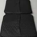 Travel Gel Seat Cushion for Airplane Seats, Foldable Waterproof Portable Seat Pads for Stadium Seat, Bleacher Seats, Kayaking, Flights, Camping, Egg Gel Pads, Ergonomic Seat Cushion[Black-19.5*11.5in]