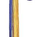 2 x Newrara Graduation Unisex Matte Adult Graduation Cap with Tassel (Blue)