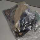 SIde Table with Charging Station, Small End Tables with Lucky 7 Metal Shape, 3-Tier Nightstand with Outlets and USB Ports, Adjustable Leveling Feet, Side Table for Living Room, Bedroom (Rustic Brown)