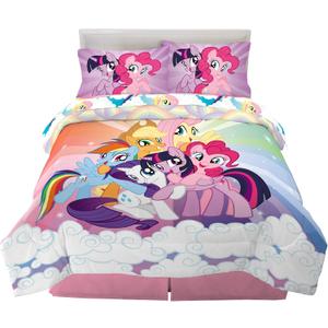 Franco Kids Bedding Super Soft Microfiber Comforter and Sheet Set, 5 Piece Full Size, My Little Pony