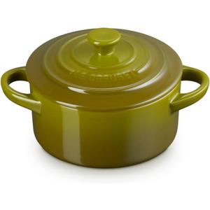 Le Creuset Stoneware Mini Round Cocotte, 8 oz., Olive