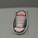 HOMAR No Tie Shoelaces for Kids and Adults Stretch Silicone Elastic No Tie Shoe Laces (Adult Size White)