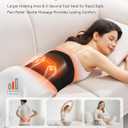 IKEEPFIT Portable Heating Pad for Back, FSA Eligible HSA, Cordless Heat Belt with Massager for Lower Back Pain Relief, Battery Powered 8000 mAh Rechargeable, MAXwarm 3.0, Gift for Women Men 90-310 lb