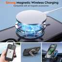 zapica Magnetic for iPhone 15 Case & iPhone 14 Case, [Compatible with MagSafe] [Military Grade Drop Protection] Translucent Matte Shockproof Anti-Scratch Phone Cover, Black