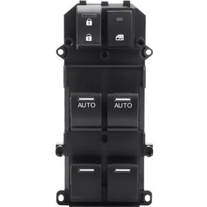 LCWRGS Master Window Switch Compatible with 2008-2012 Honda Accord EX EXL 2.4L 3.5L, Driver Side Power Window Switch, Replace OE 35750-TA0-A31, 35750-TA0-A32