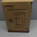 CHULUX SoloBrew Single Serve Coffee Maker, for K Cup and Ground, 3 Brew Sizes with Strong Button & Over Ice Feature, 14oz Removable Reservoir, for Home, Travel, RV, Office and Dorm