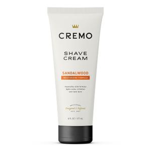 Cremo Sandalwood Shave Cream, Astonishingly Superior Ultra-Slick Shaving Cream for Men, Fights Nicks, Cuts and Razor Burn, 6 Fl Oz