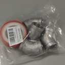 Stainless Steel 45 Degree Elbow, 3/4" Female to 3/4" Female Steel Pipe Fittings (4pcs)