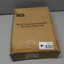 PAG 2 Packs Desktop File Organizer Metal Stackable Horizontal Letter Tray Paper Holder Rack, Gold